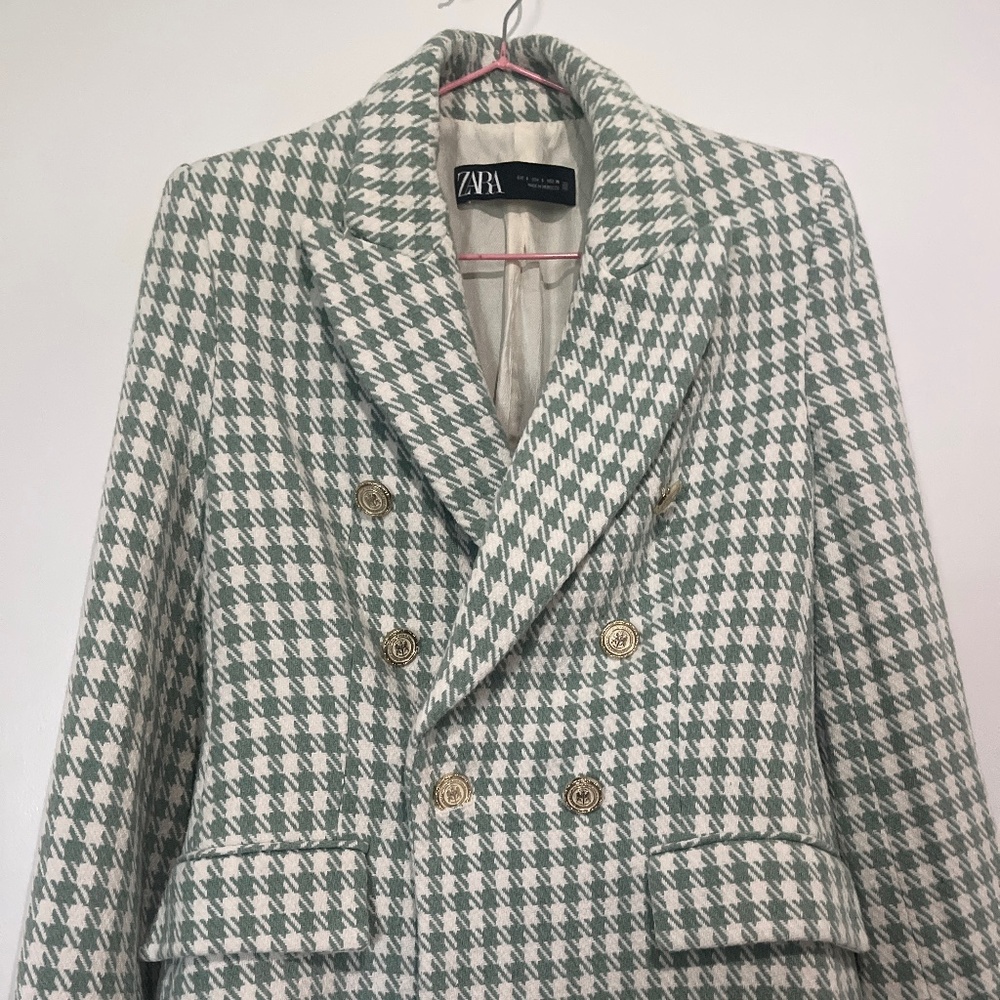 Zara green blazer